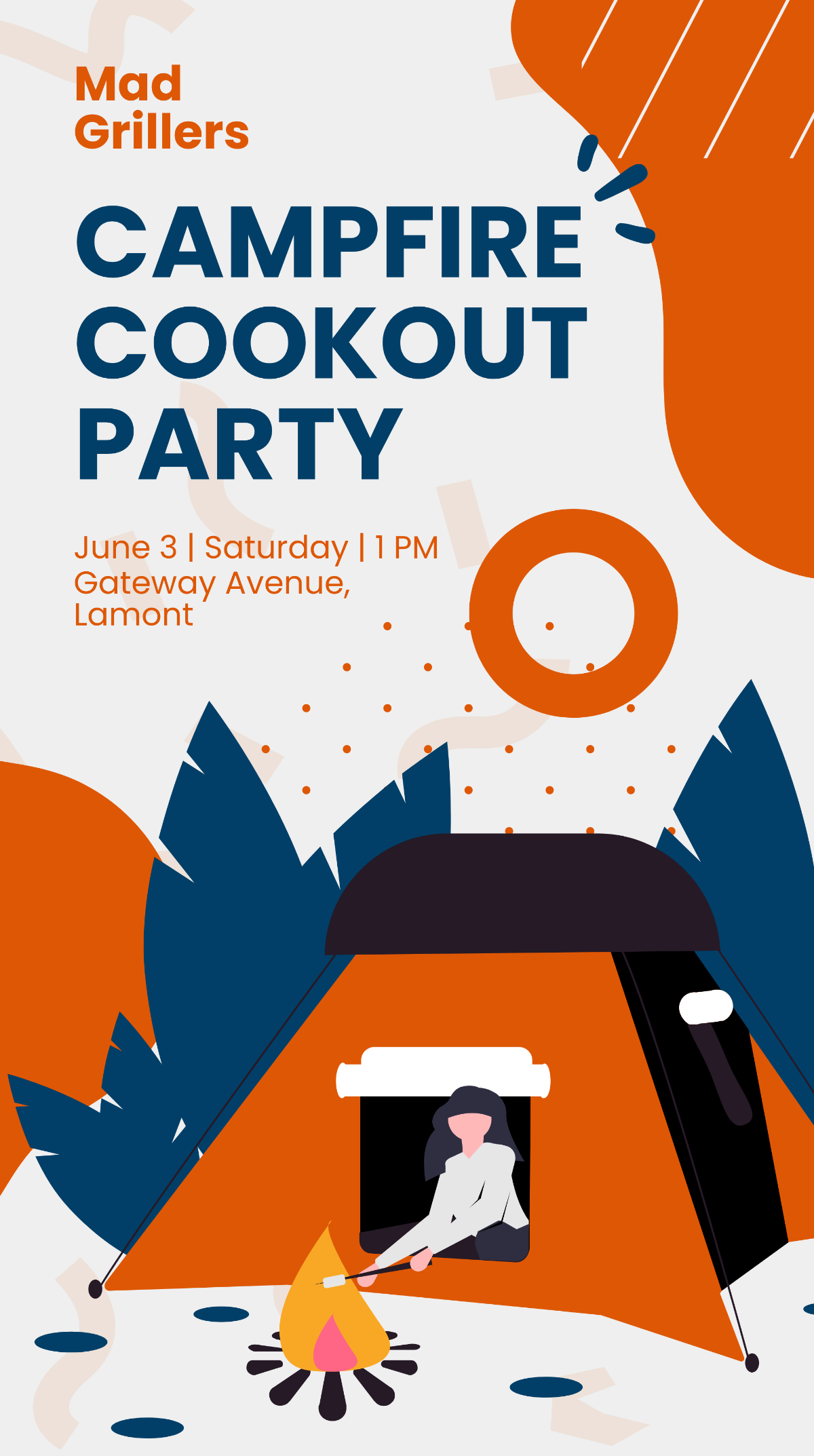 Cookout Party Instagram Story Template
