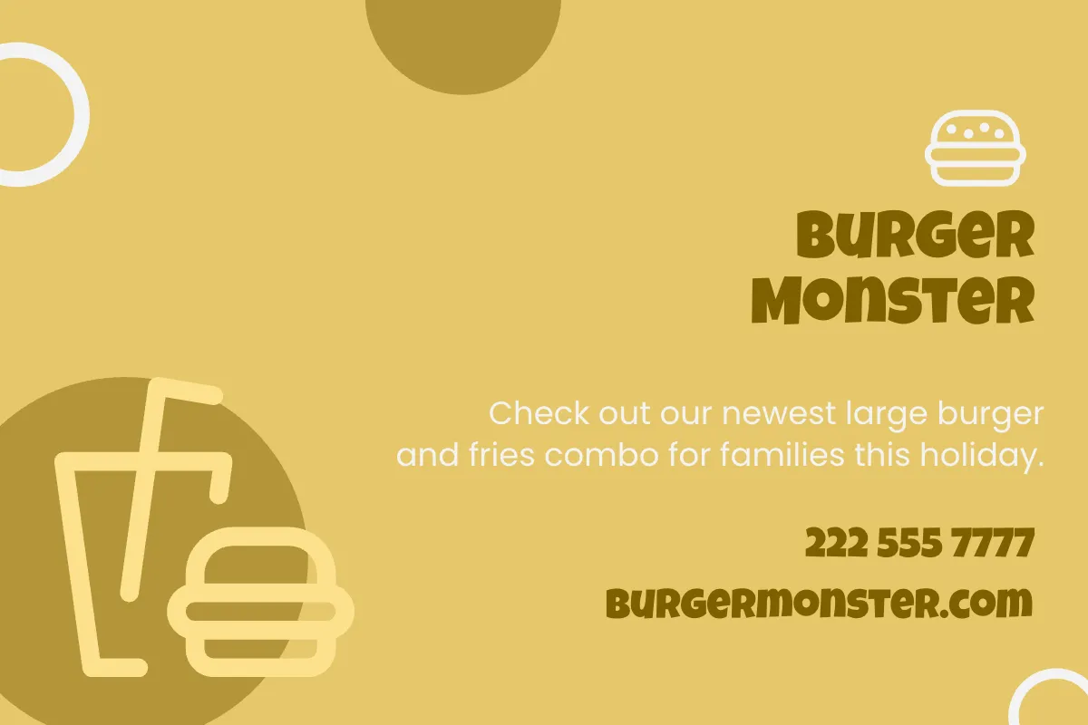 Free Half Fold Tent Card Template to Edit Online