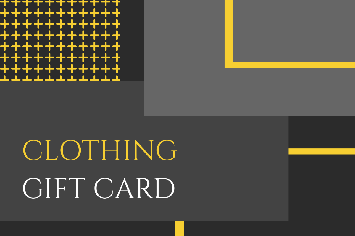 Half Fold Gift Card Template