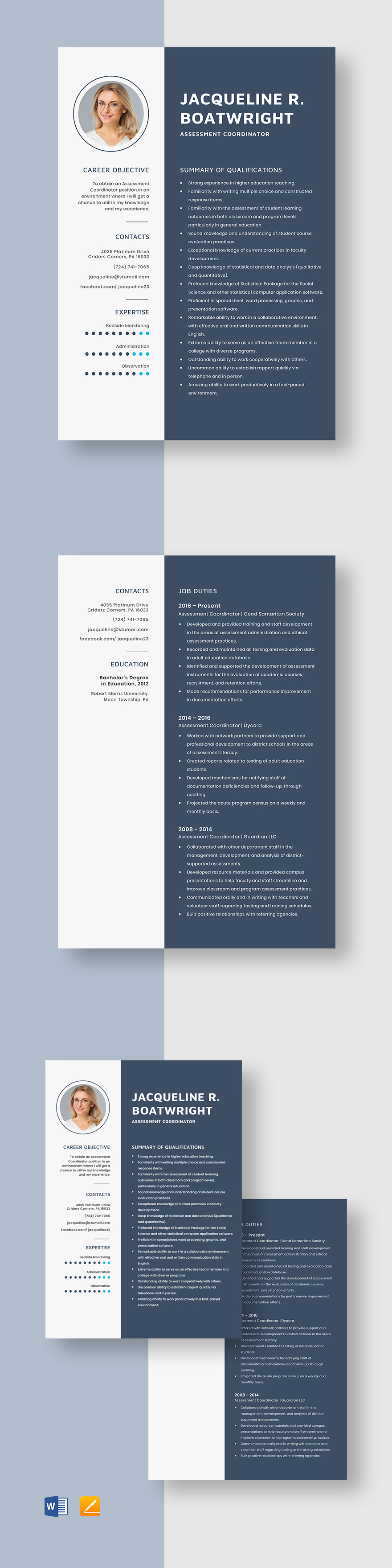 assessment-coordinator-resume-template-word-apple-pages-template