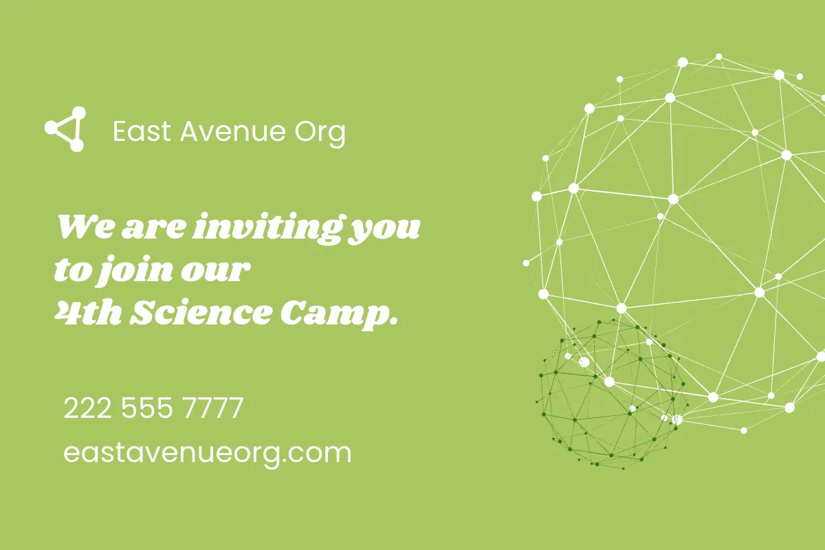 Free Half Fold Invitation Card Template to Edit Online