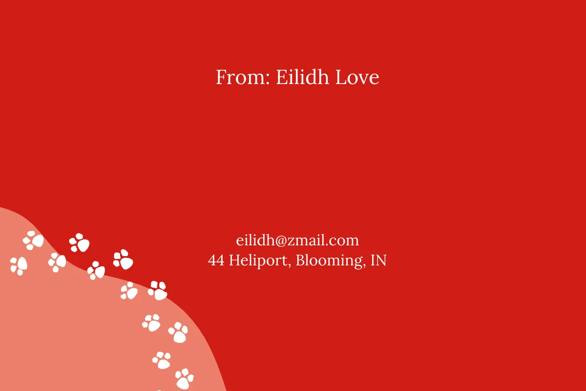 Free Loss of Pet Sympathy Card Template to Edit Online