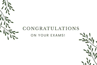 Free Exam Success Card Template to Edit Online