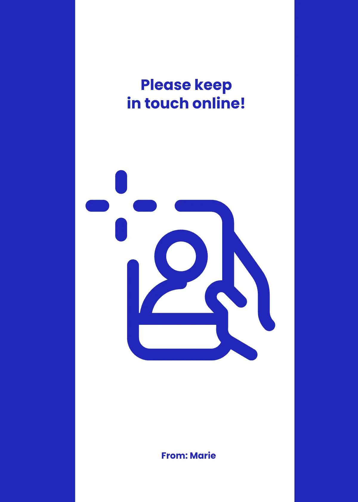 Free Digital Goodbye Card Template to Edit Online