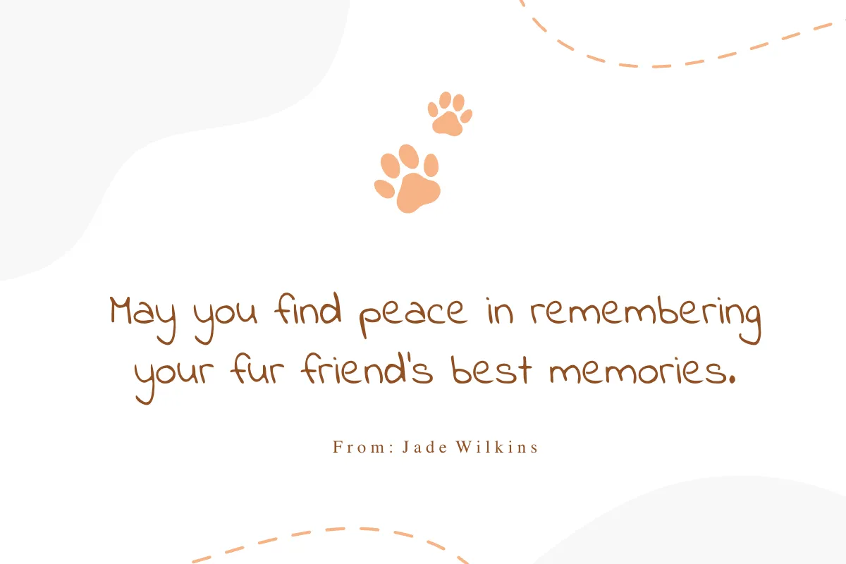 Free Loss of Pet Condolence Card Template to Edit Online