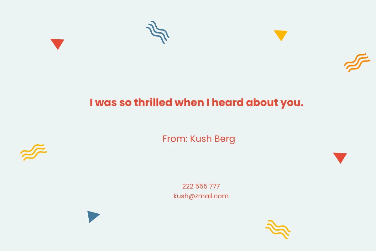 Free Happy Anytime Congratulations Card Template to Edit Online