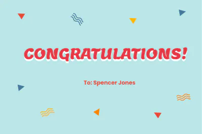 Free Happy Anytime Congratulations Card Template to Edit Online