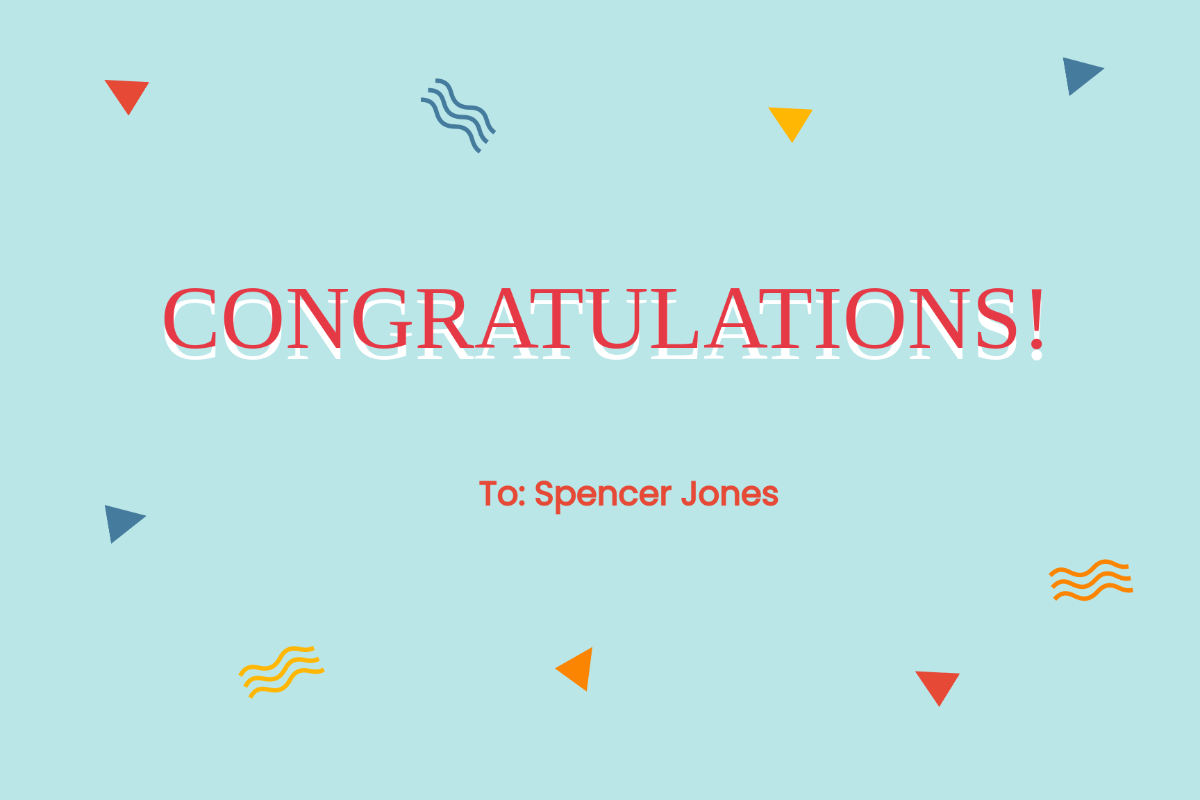 Happy Anytime Congratulations Card Template