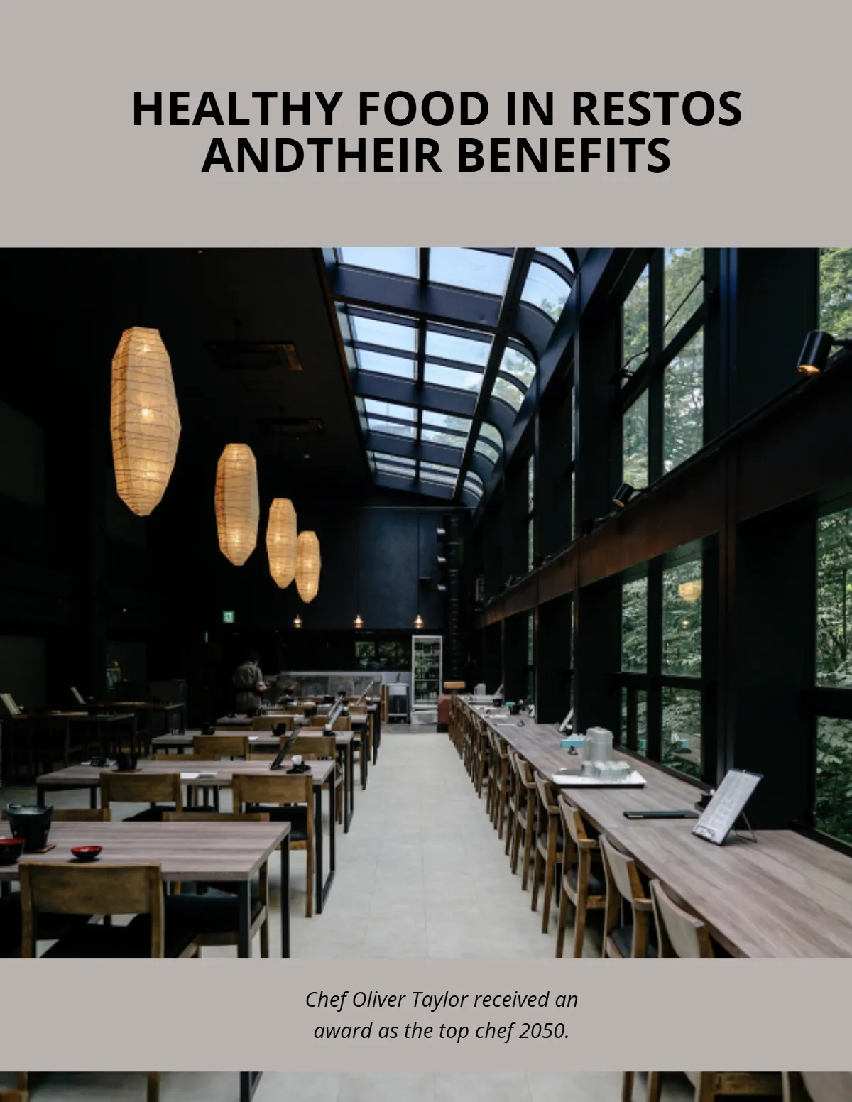 Free Restaurant eBook Template to Edit Online