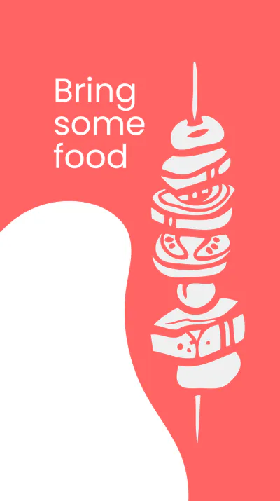 Free Cookout Event Instagram Story Template to Edit Online
