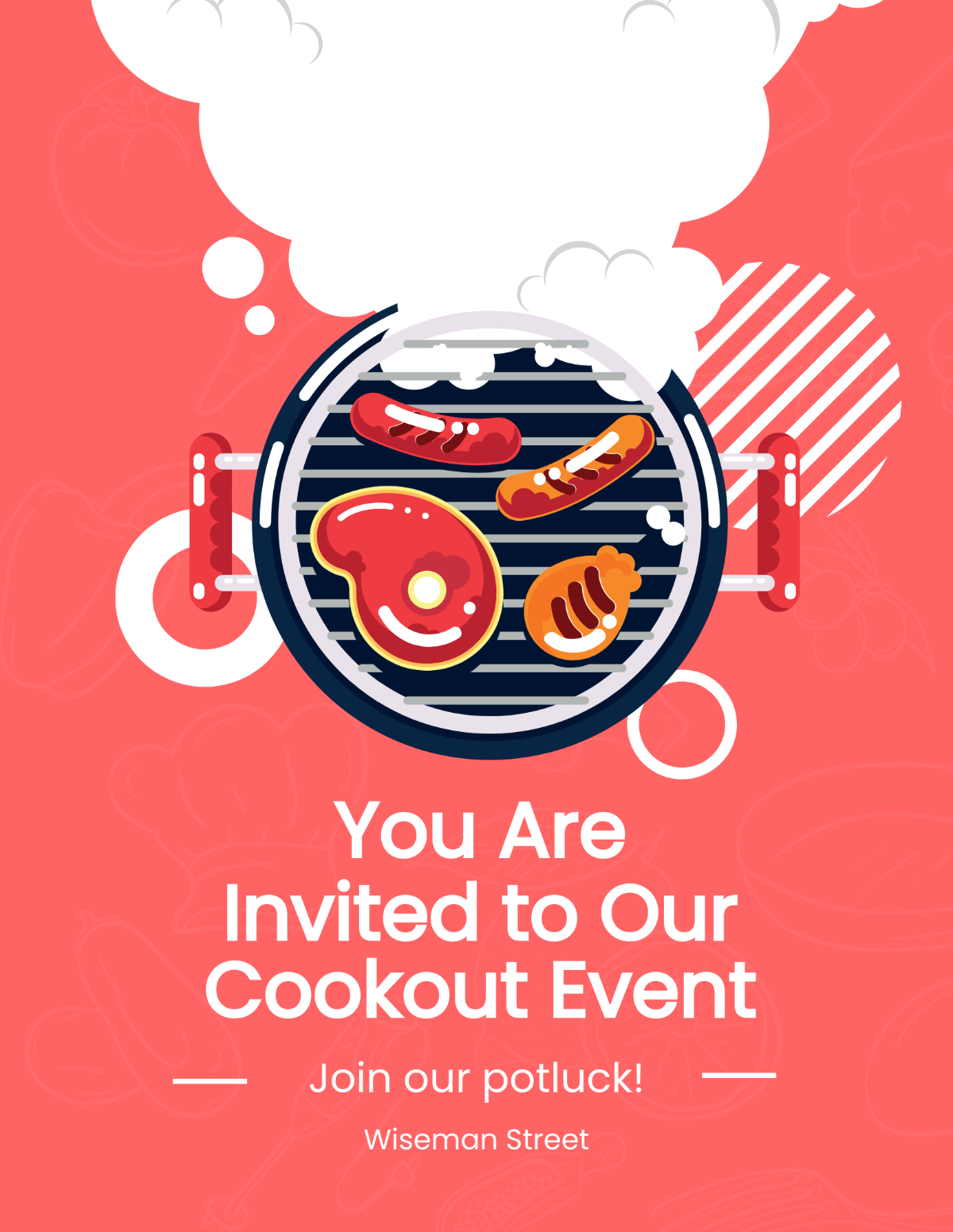 Cookout Event Flyer Template