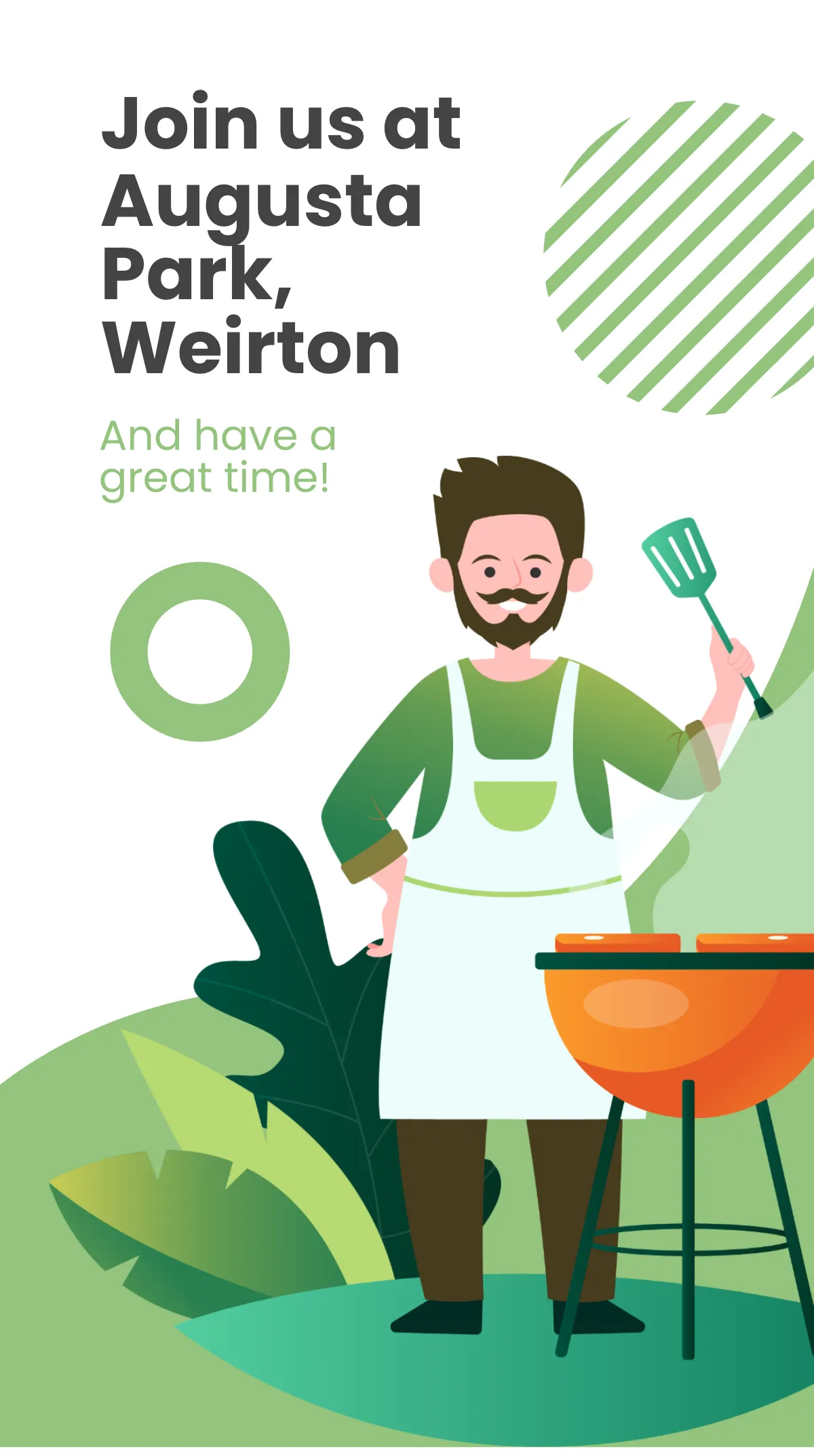 Free Modern Cookout Instagram Story Template to Edit Online