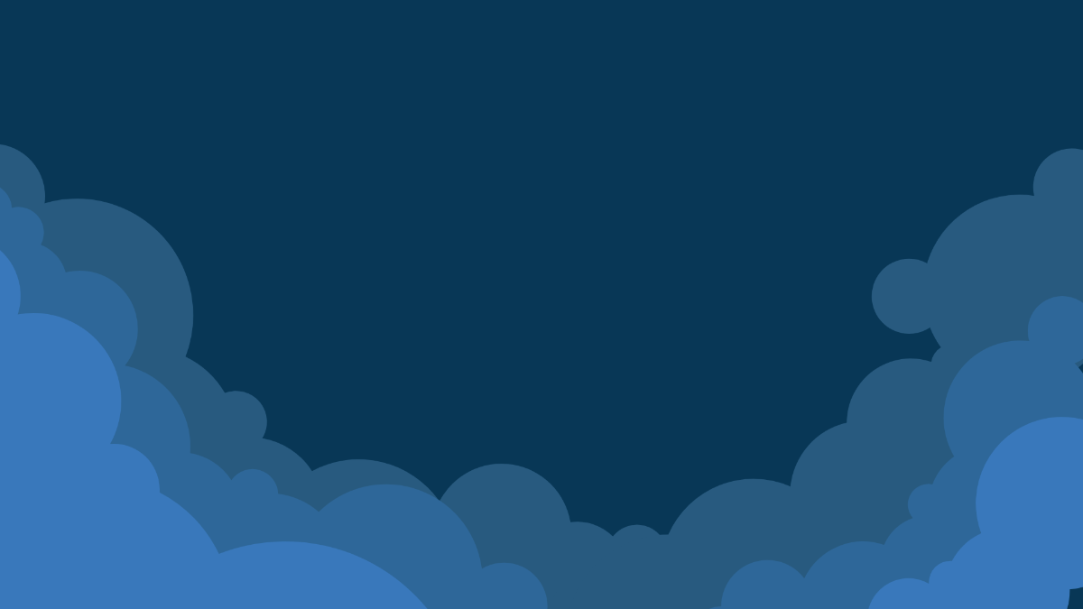 Free Blue Cloud Background Template