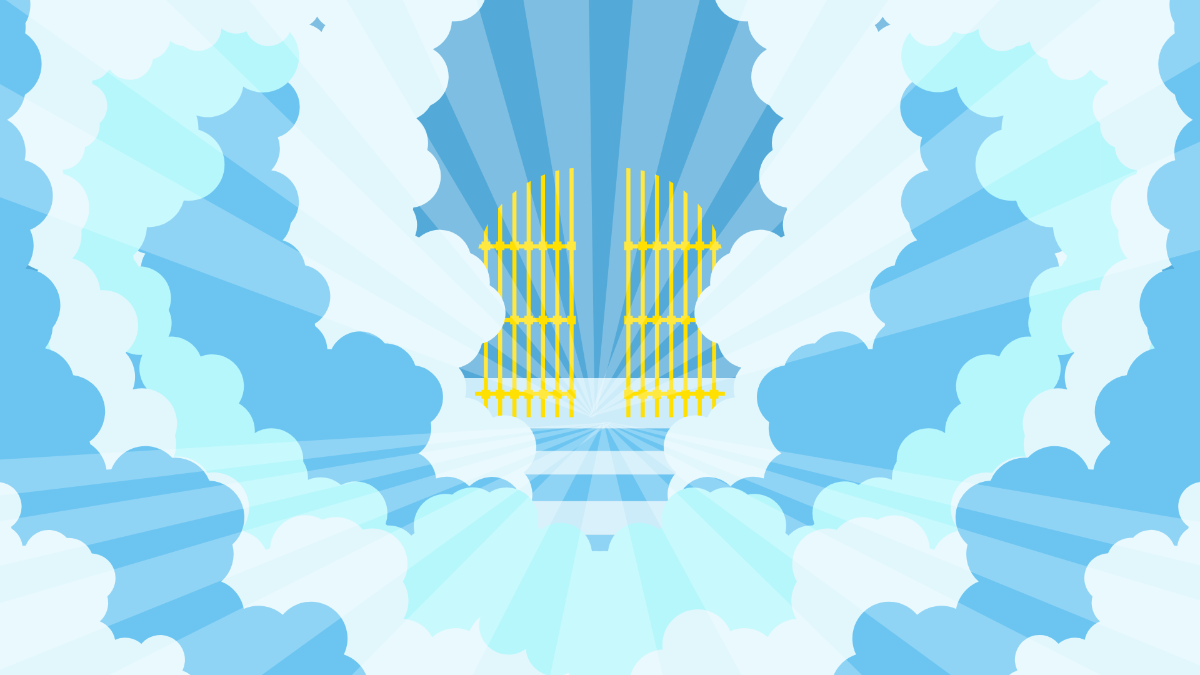 Free Heaven Cloud Background Template