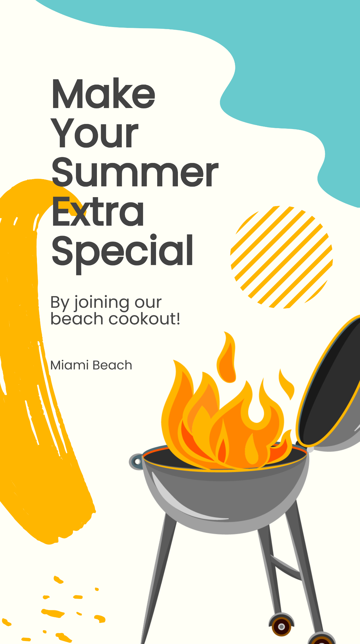 Free Summer Cookout Instagram Story Template