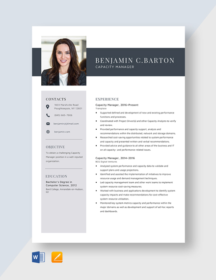 736+ Free Resume Templates In Ms (.doc) In Microsoft Word [download Now 