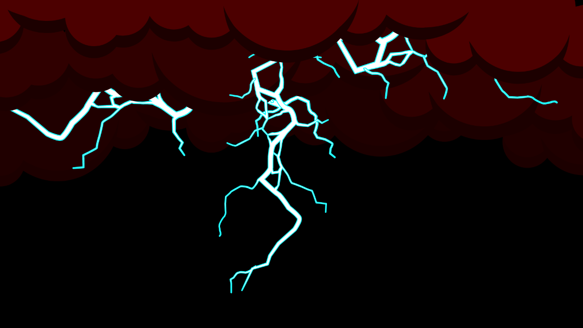 Lightning Cloud Background Template