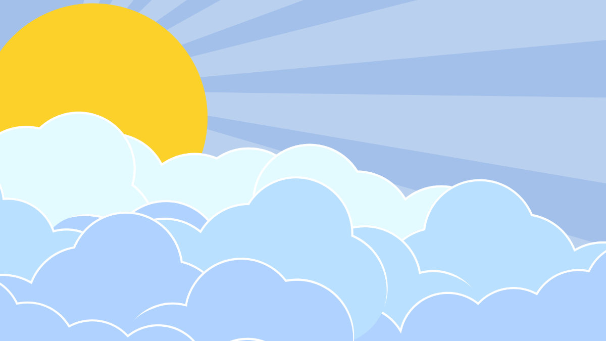 Free Sky Clouds Background Template