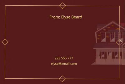 Free New Home Welcome Card Template to Edit Online