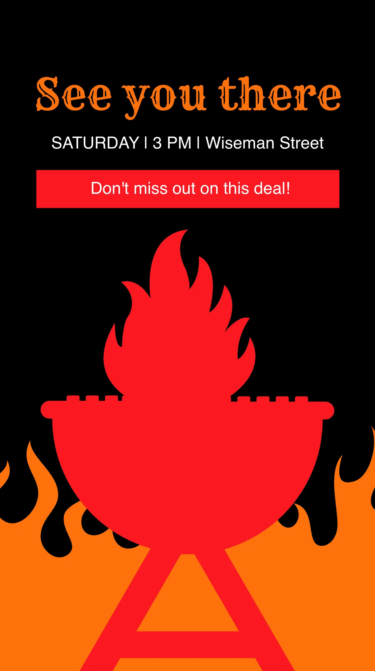 Free BBQ Event Instagram Story Template to Edit Online