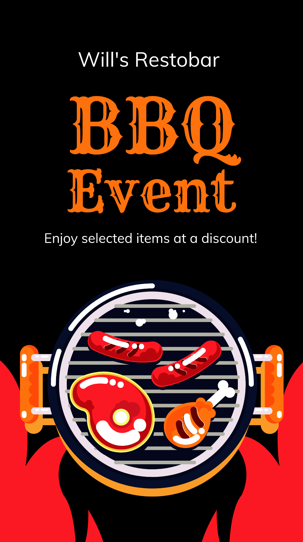 BBQ Event Instagram Story Template
