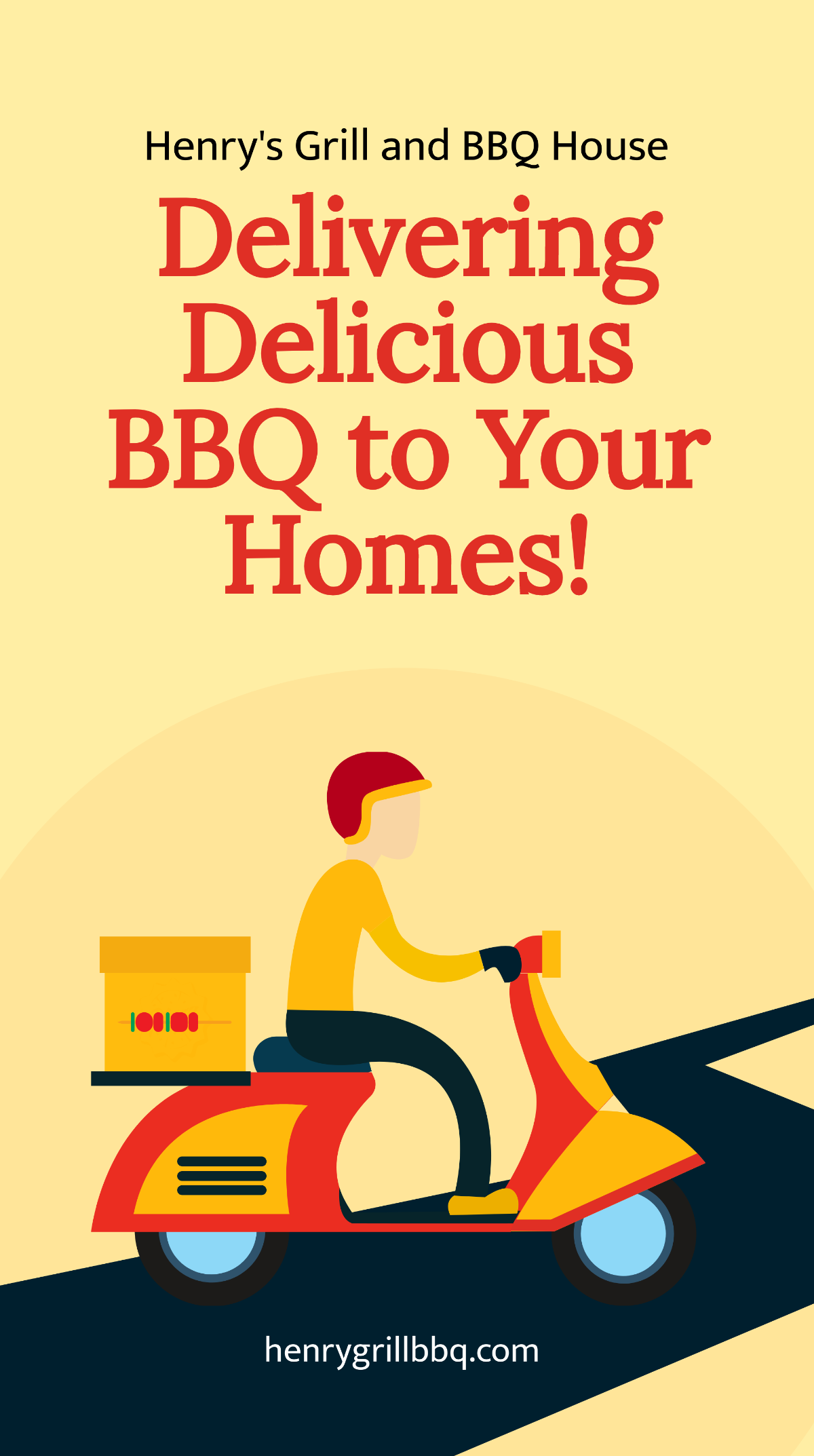 Free BBQ Delivery Offer Instagram Story Template