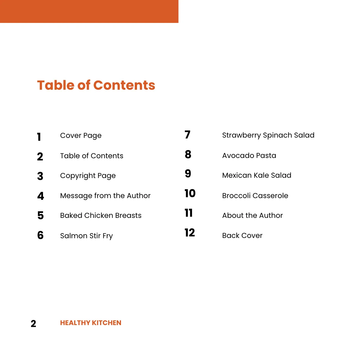 Free Creative Square Cookbook Template to Edit Online