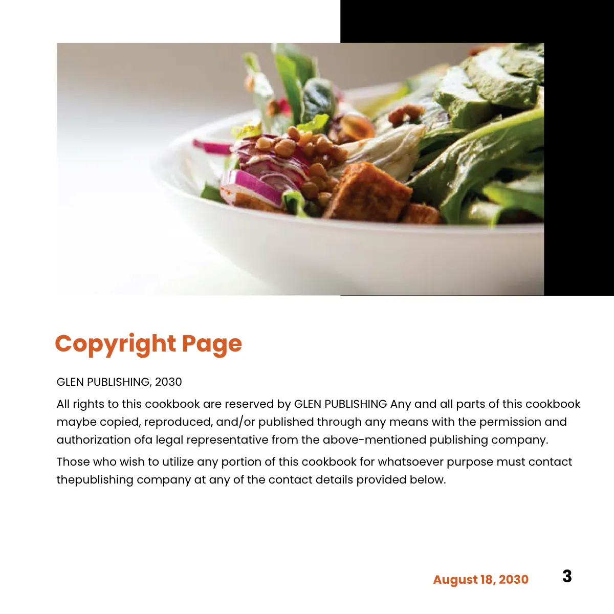 Free Creative Square Cookbook Template to Edit Online