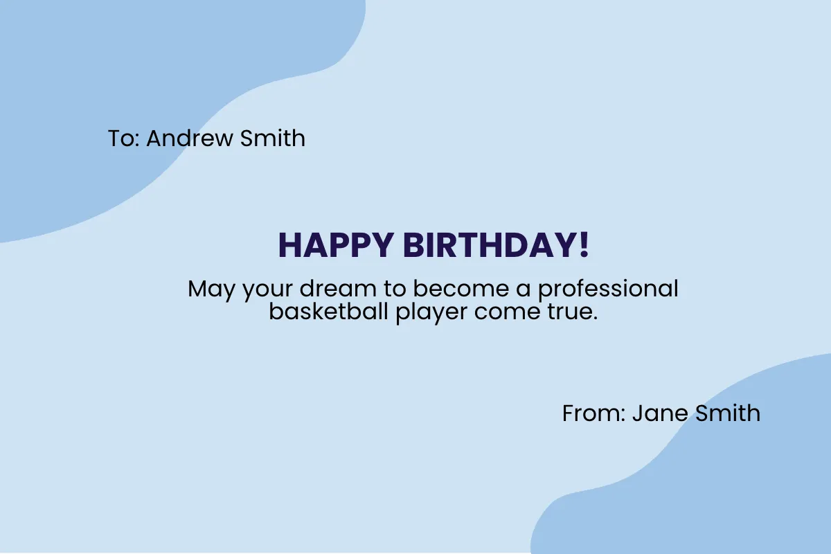 Free Birthday Card For Boy Template to Edit Online