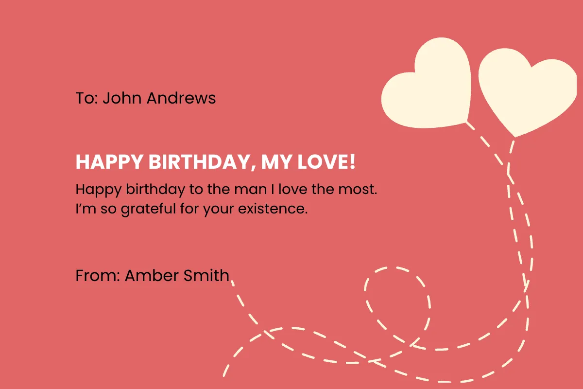 Free Birthday Card For Boyfriend Template to Edit Online