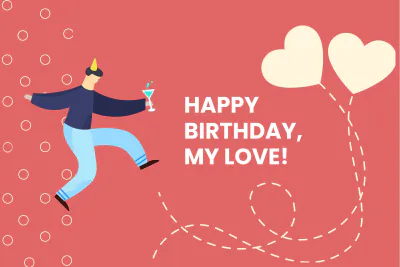 Free Birthday Card For Boyfriend Template to Edit Online
