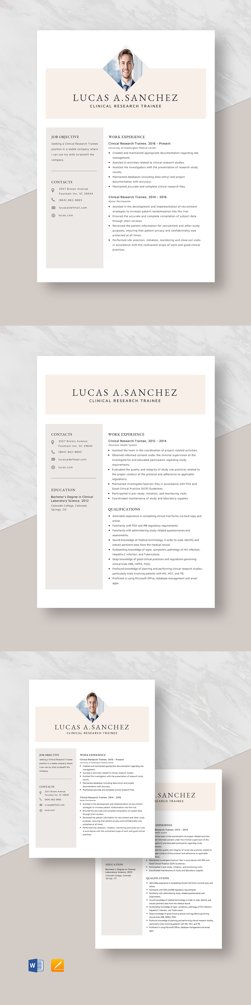 clinical-research-manager-resume-template-word-apple-pages-template