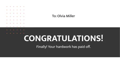 Free Modern Anytime Congratulations Card Template to Edit Online