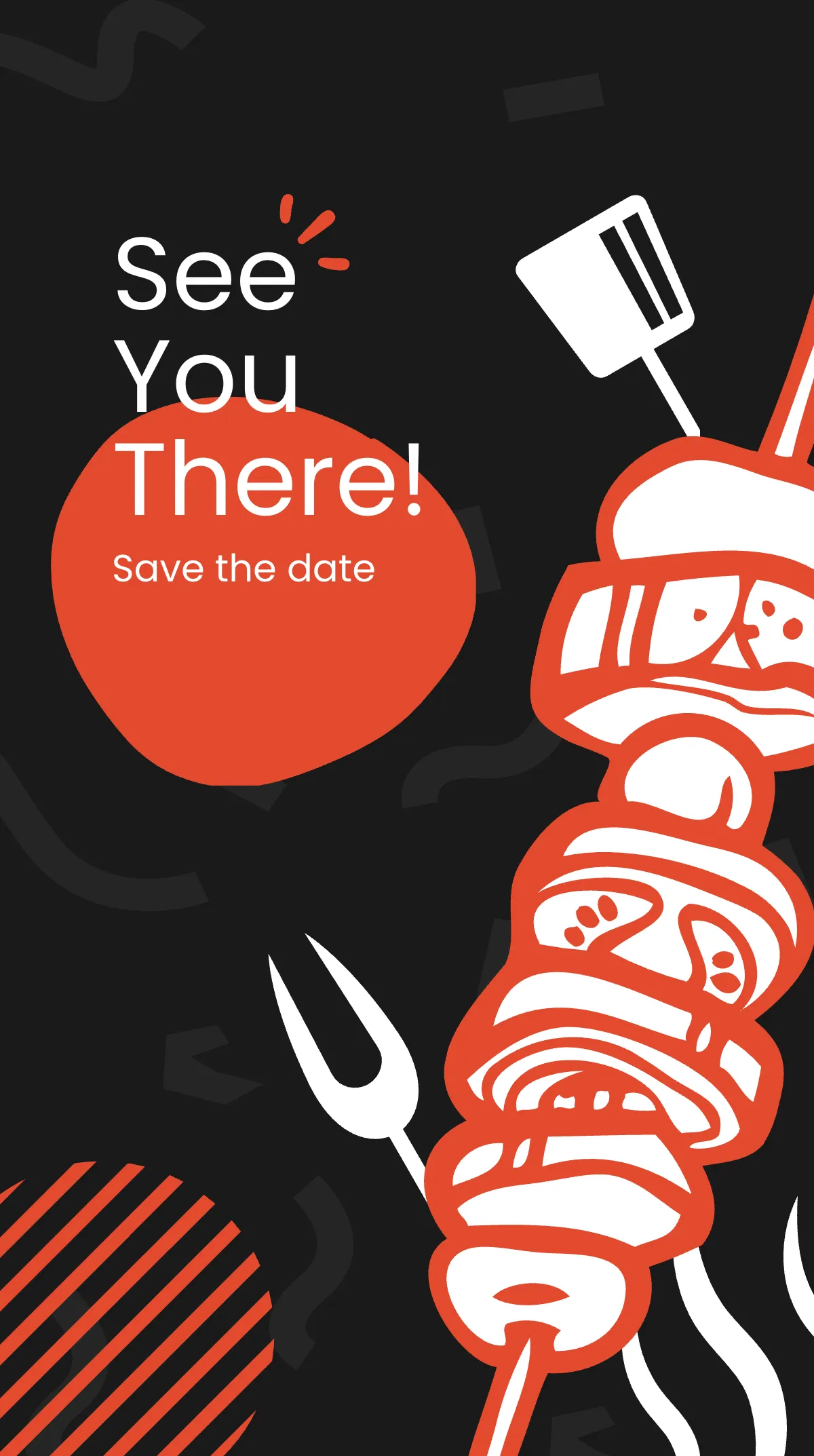 Free Bbq Party Invitation Instagram Story Template to Edit Online