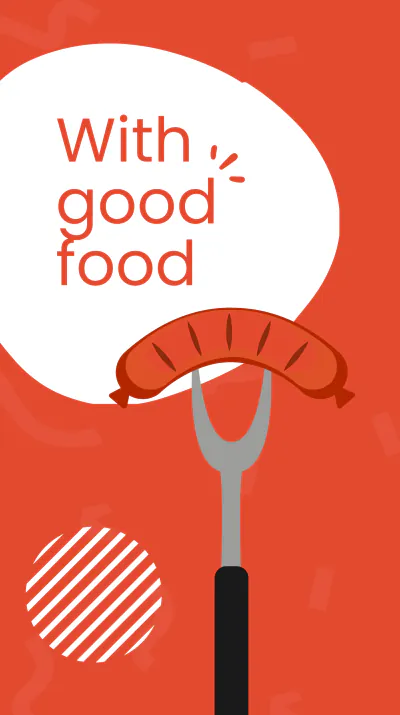 Free Bbq Party Invitation Instagram Story Template to Edit Online