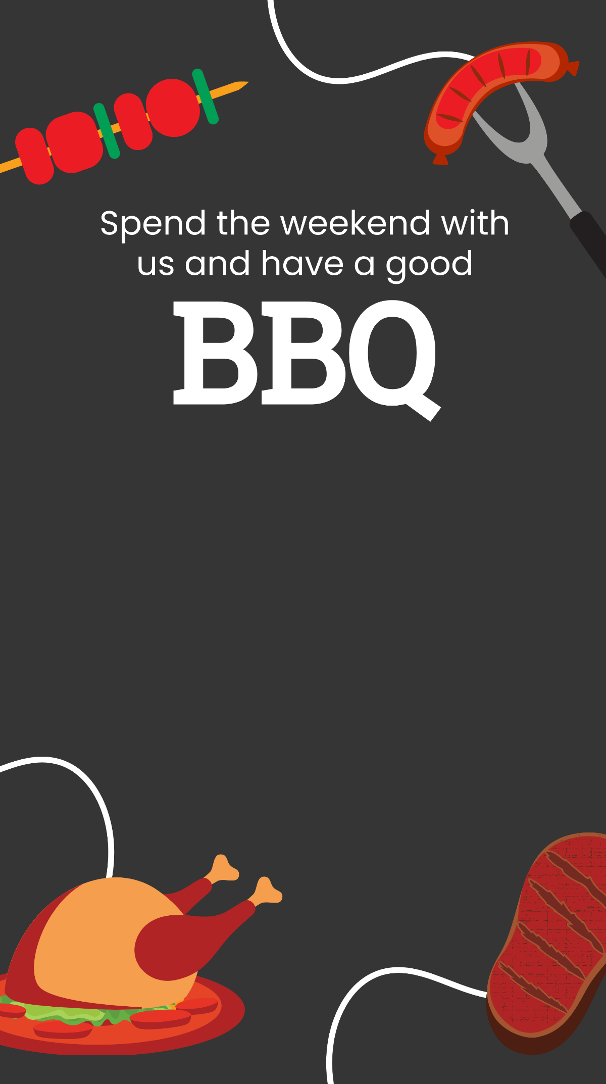 Weekend Bbq Snapchat Geofilter Template