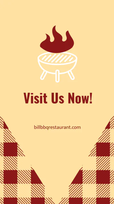 Free Bbq Restaurant Instagram Story Template to Edit Online