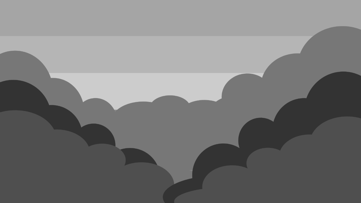 Grey Clouds Background Template