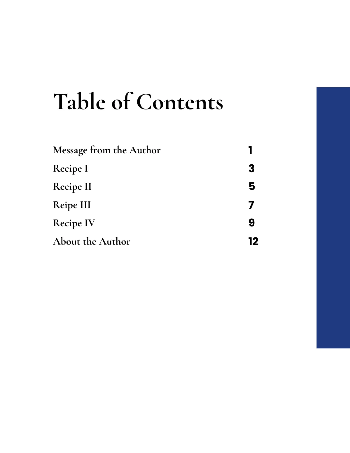 Free Creative Ebook Cookbook Template to Edit Online