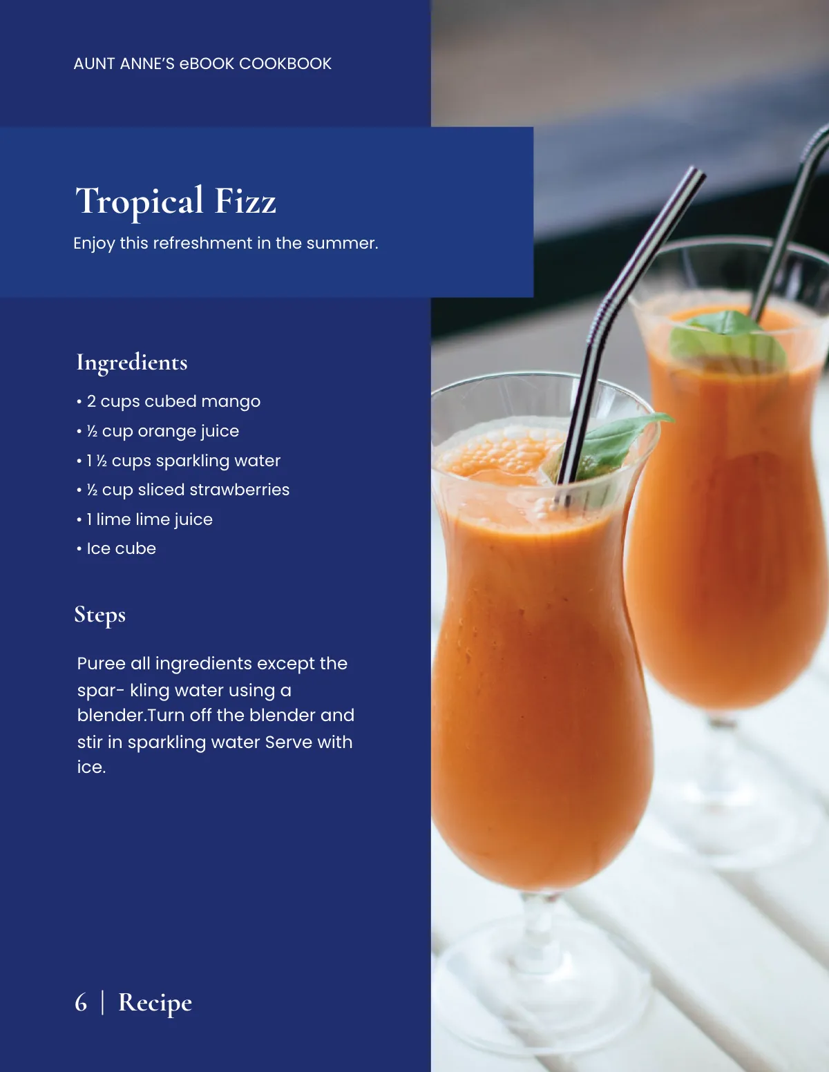 Free Creative Ebook Cookbook Template to Edit Online