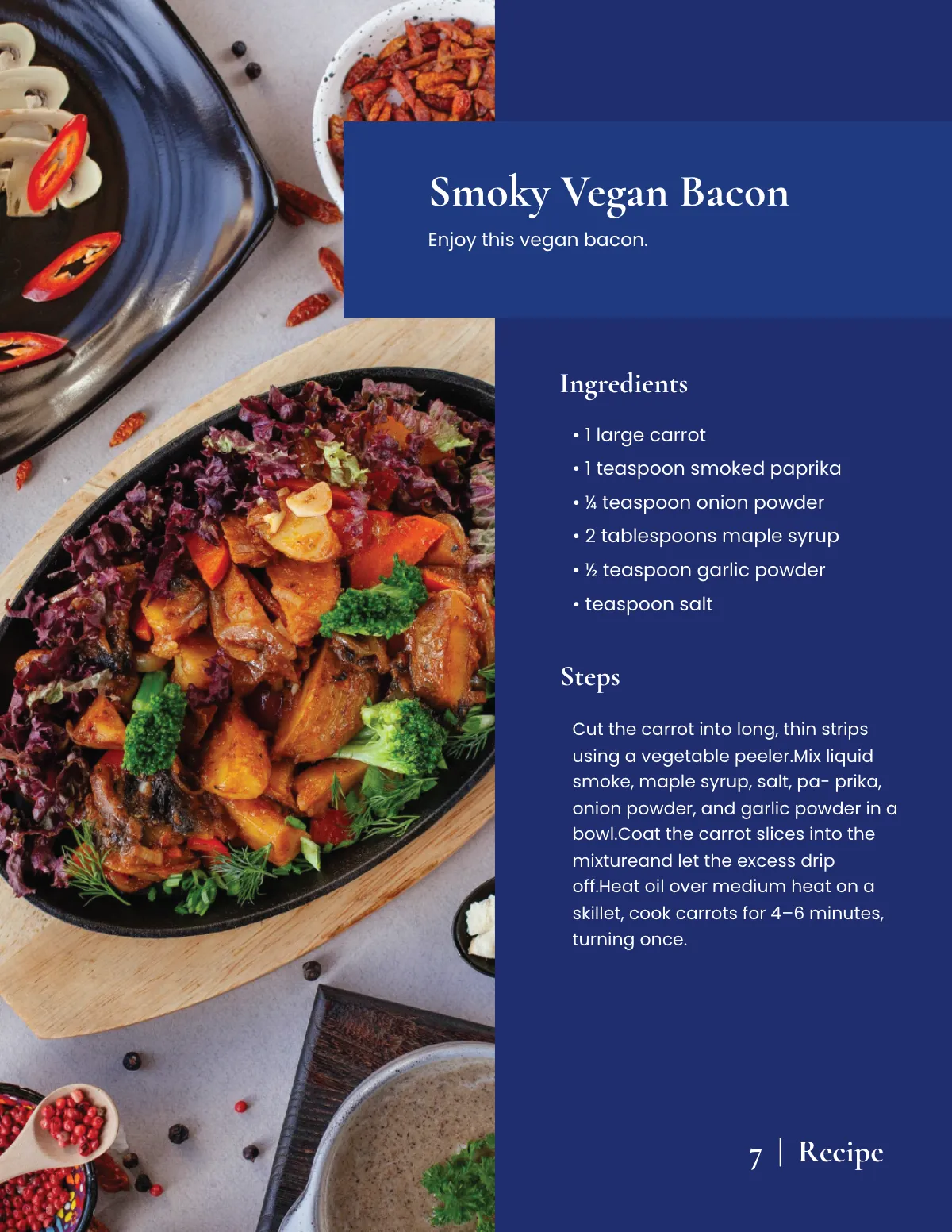 Free Creative Ebook Cookbook Template to Edit Online