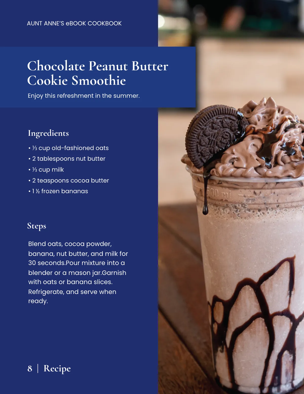 Free Creative Ebook Cookbook Template to Edit Online