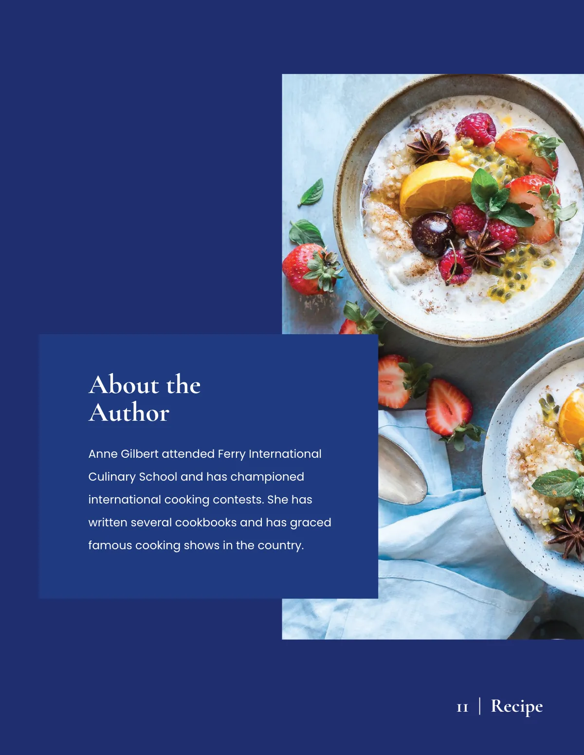 Free Creative Ebook Cookbook Template to Edit Online