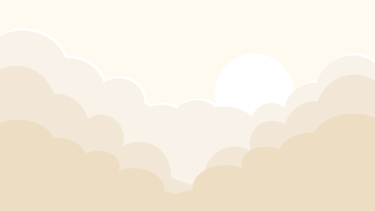 Free Soft Cloud Background Template