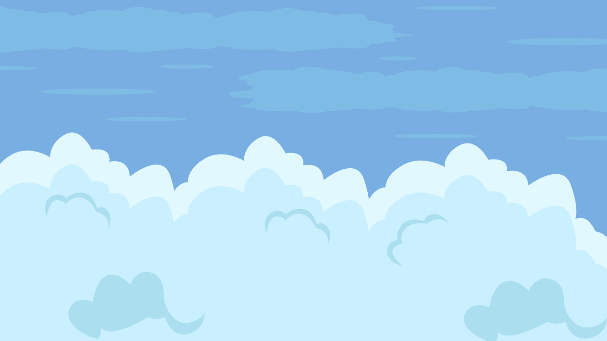 Cool Cloud Background Template