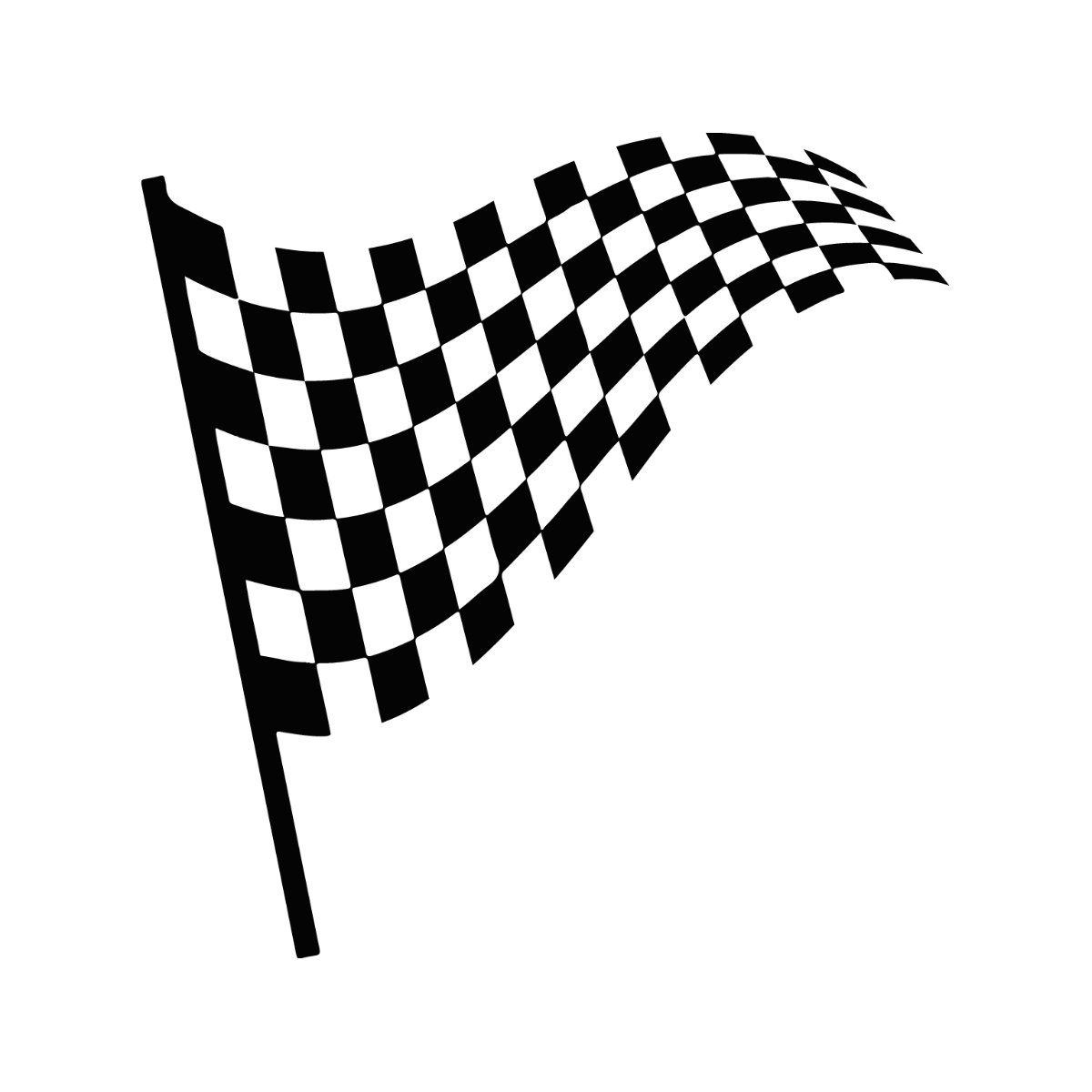 Transparent Racing Flag clipart Template