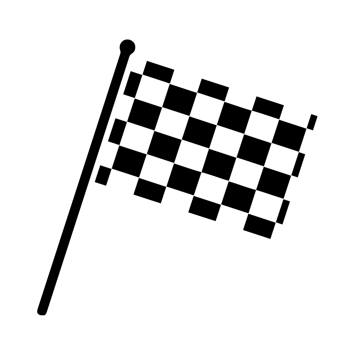 Finish Racing Flag clipart Template