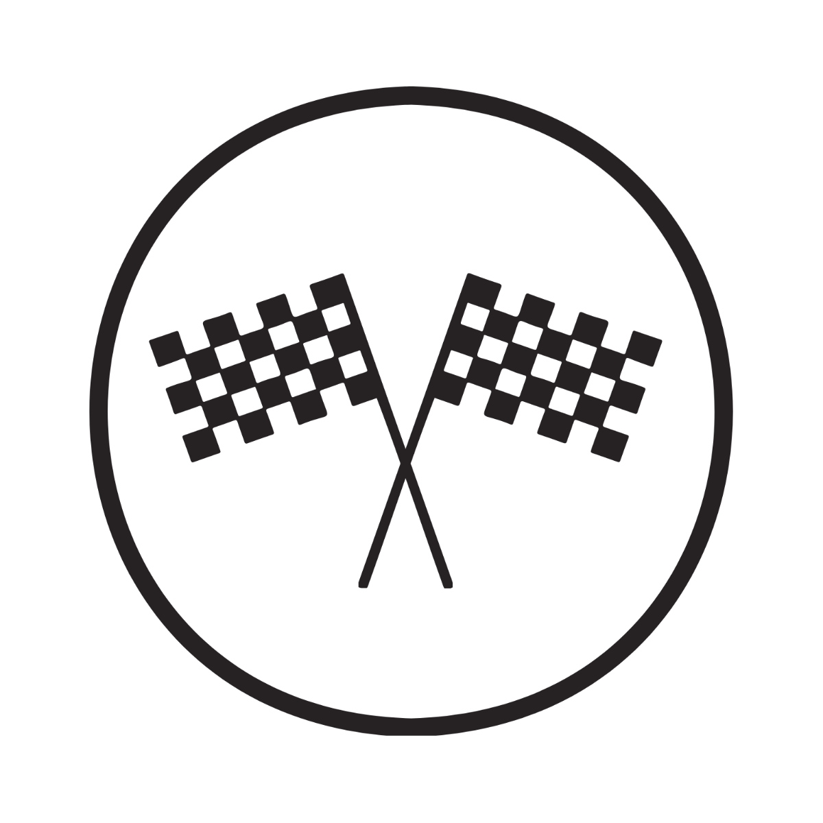 Racing Flag Icon clipart