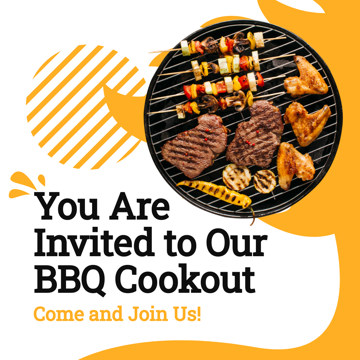 Free Bbq Cook Off Linkedin Post Template