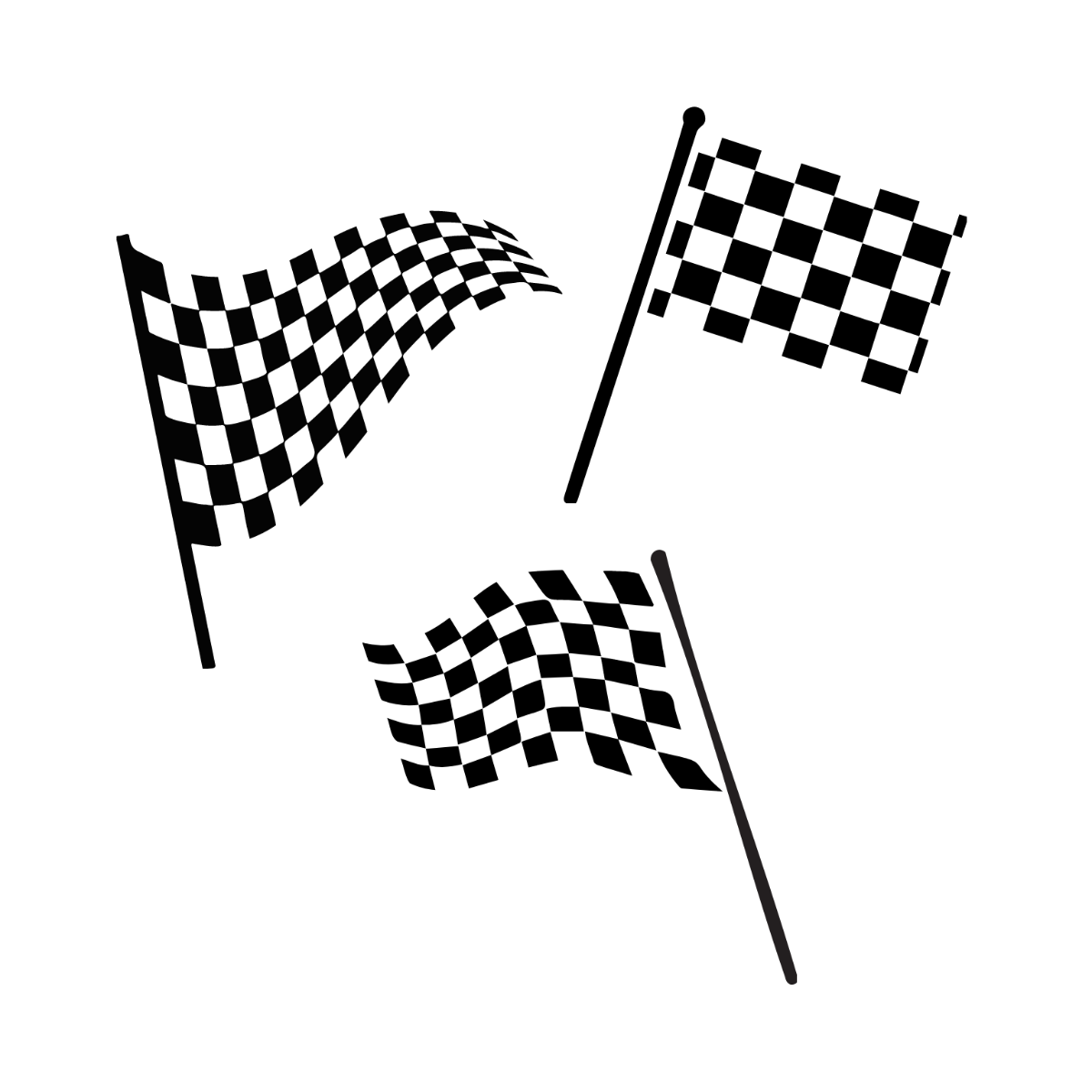 Free Racing Flags Royalty clipart Template